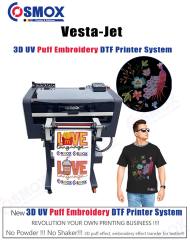 A3 A1 UV 3D Puff Embroidery DTF Printer