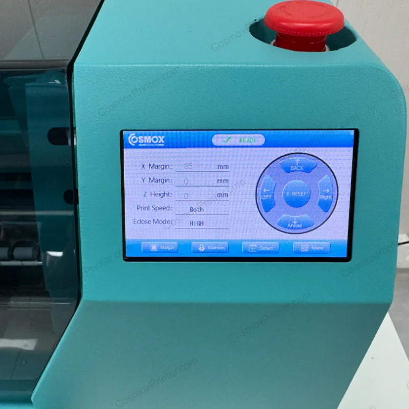 Cosmox Sia S A3 DTF Printer intelligent LED touch screen control panel