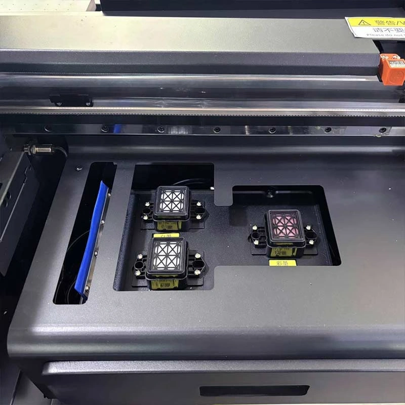 Cosmox 6090 uv printer 3 heads print head ink cap