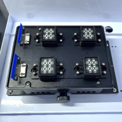 Cosmox Dual Table DTG Printer 4 heads cap station