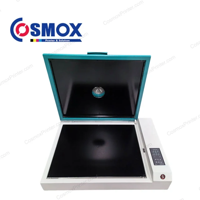 Cosmox A3 DTF Oven open cover