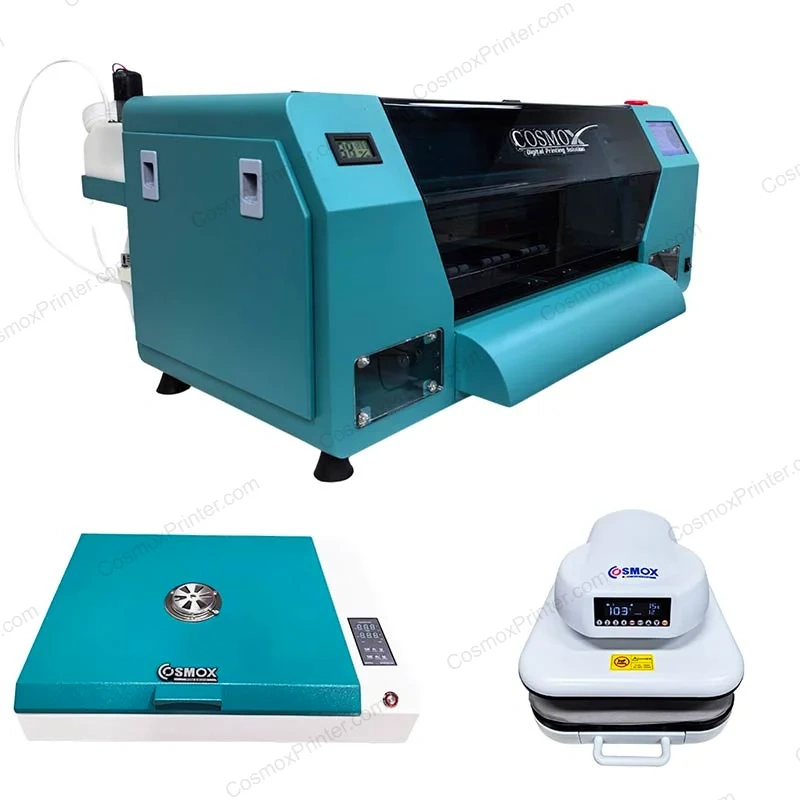 Cosmox A3 DTF Printer Sia Jet S with DTF oven and heating press machine