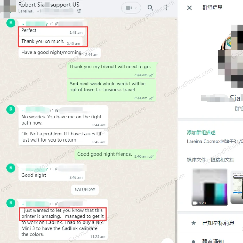 USA client leave positive reviews this printer is amazing