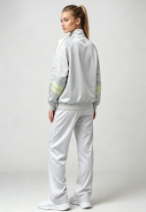Ladies Vintage Sportswear Contrast Stripes Tracksuit Set,MY SHOP,Ladies Vintage Sportswear Contrast Stripes Tracksuit Set