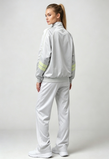 Ladies Vintage Sportswear Contrast Stripes Tracksuit Set,MY SHOP,Ladies Vintage Sportswear Contrast Stripes Tracksuit Set