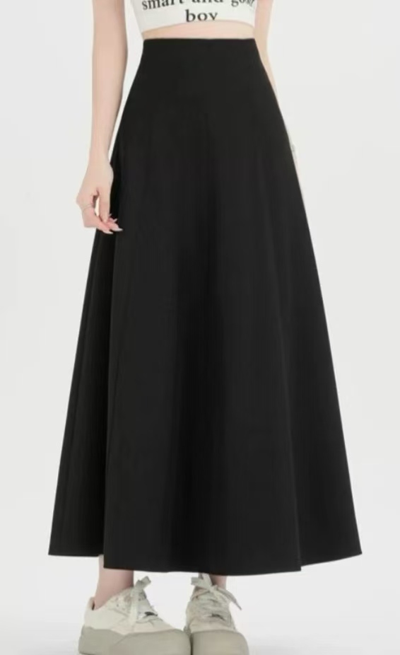 Women High Waist Paneled A-line Midi Skirt,Sxping Fashion SHOP,Women High Waist Paneled A-line Midi Skirt
