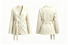 Women V‑Neck Belted Blazer, Waist Tie Tailored Office Jacket,Sxping Fashion SHOP,Women V‑Neck Belted Blazer, Waist Tie Tailored Office Jacket-Sxping Fashion SHOP