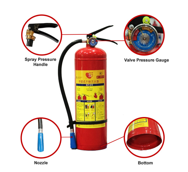 4kg Dry Powder Fire Extinguisher,MY SHOP,4kg Dry Powder Fire Extinguisher