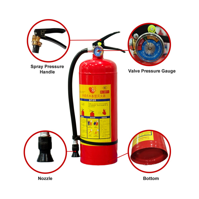 3kg Portable Water-based Fire Extinguisher,MY SHOP,3kg Portable Water-based Fire Extinguisher