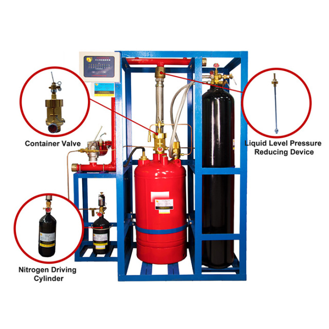 4.2MPa external storage pressure FM200 gas fire suppression system,Guangdong Zhenxinglian Fire Protection Equipment Co., Ltd.,4.2MPa external storage pressure FM200 gas fire suppression system