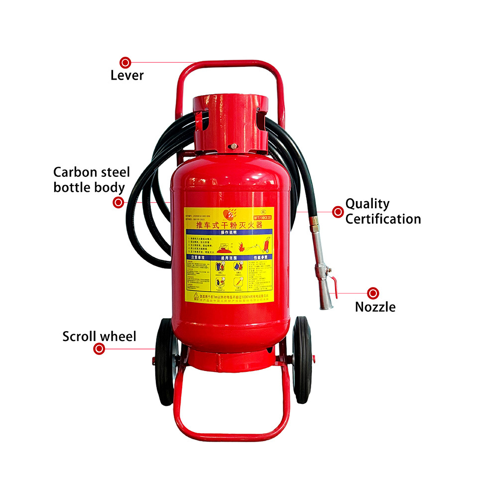 Wheeled 20kg ABC Dry Powder Fire Extinguisher,Guangdong Zhenxinglian Fire Protection Equipment Co., Ltd.,Wheeled 20kg ABC Dry Powder Fire Extinguisher