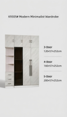 K9305 Modern Minimalist Three-Door Wardrobe,MY SHOP,K9305 Modern Minimalist Three-Door Wardrobe