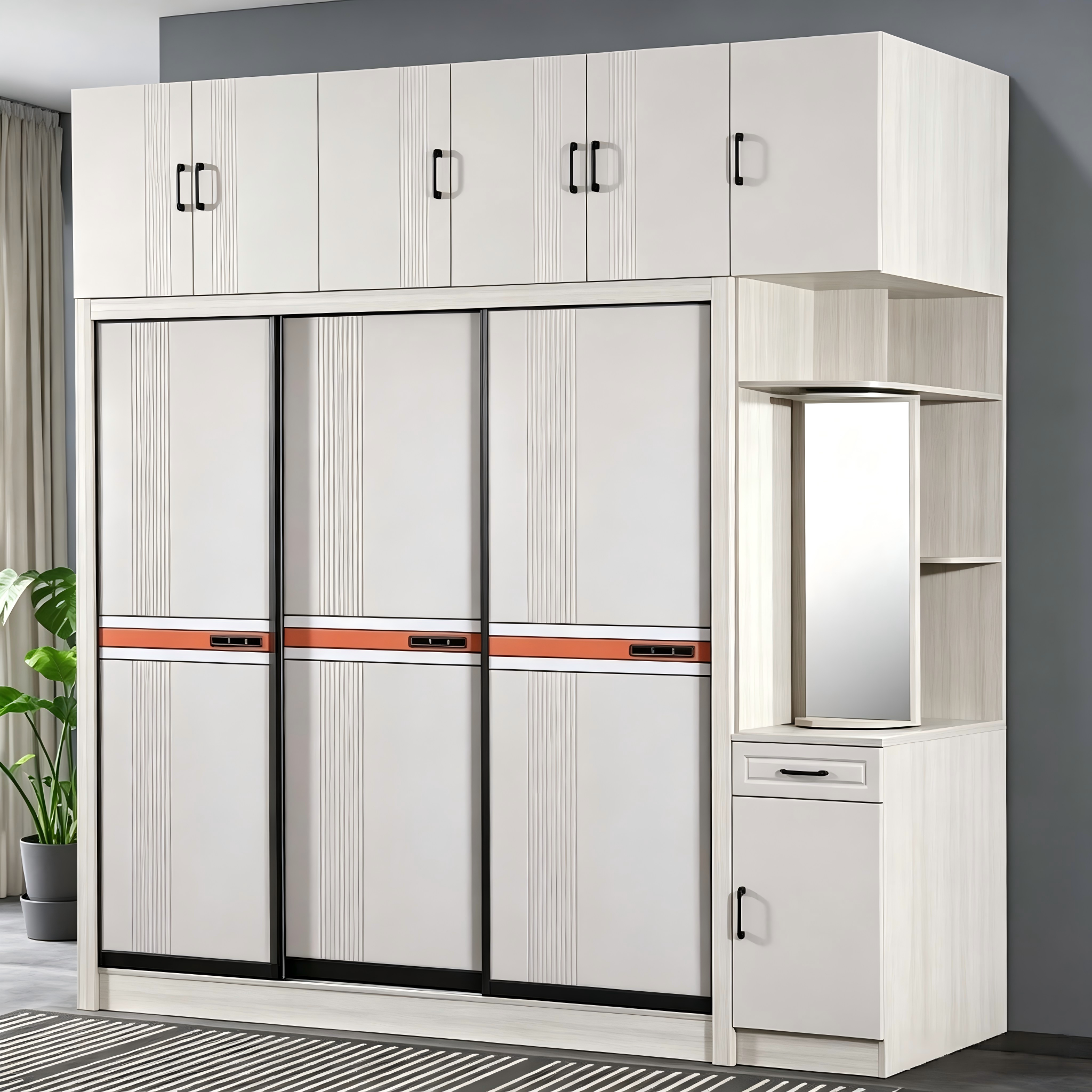 S-2020G “A Long Rainbow” (Vacuum-Formed) Corner Wardrobe Set,MY SHOP,S-2020G “A Long Rainbow” (Vacuum-Formed) Corner Wardrobe Set