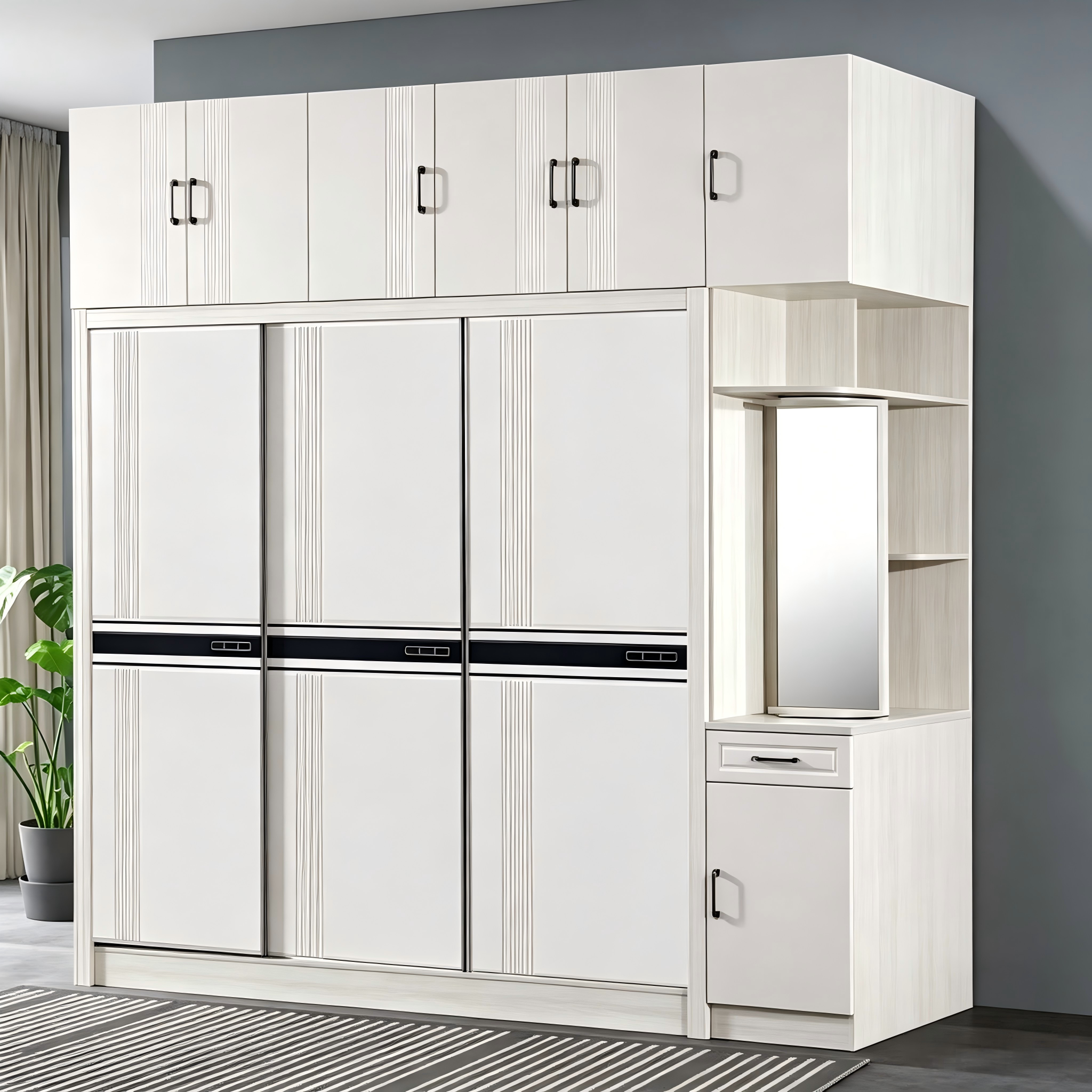 S-2020G “A Long Rainbow” (Vacuum-Formed) Corner Wardrobe Set,MY SHOP,S-2020G “A Long Rainbow” (Vacuum-Formed) Corner Wardrobe Set