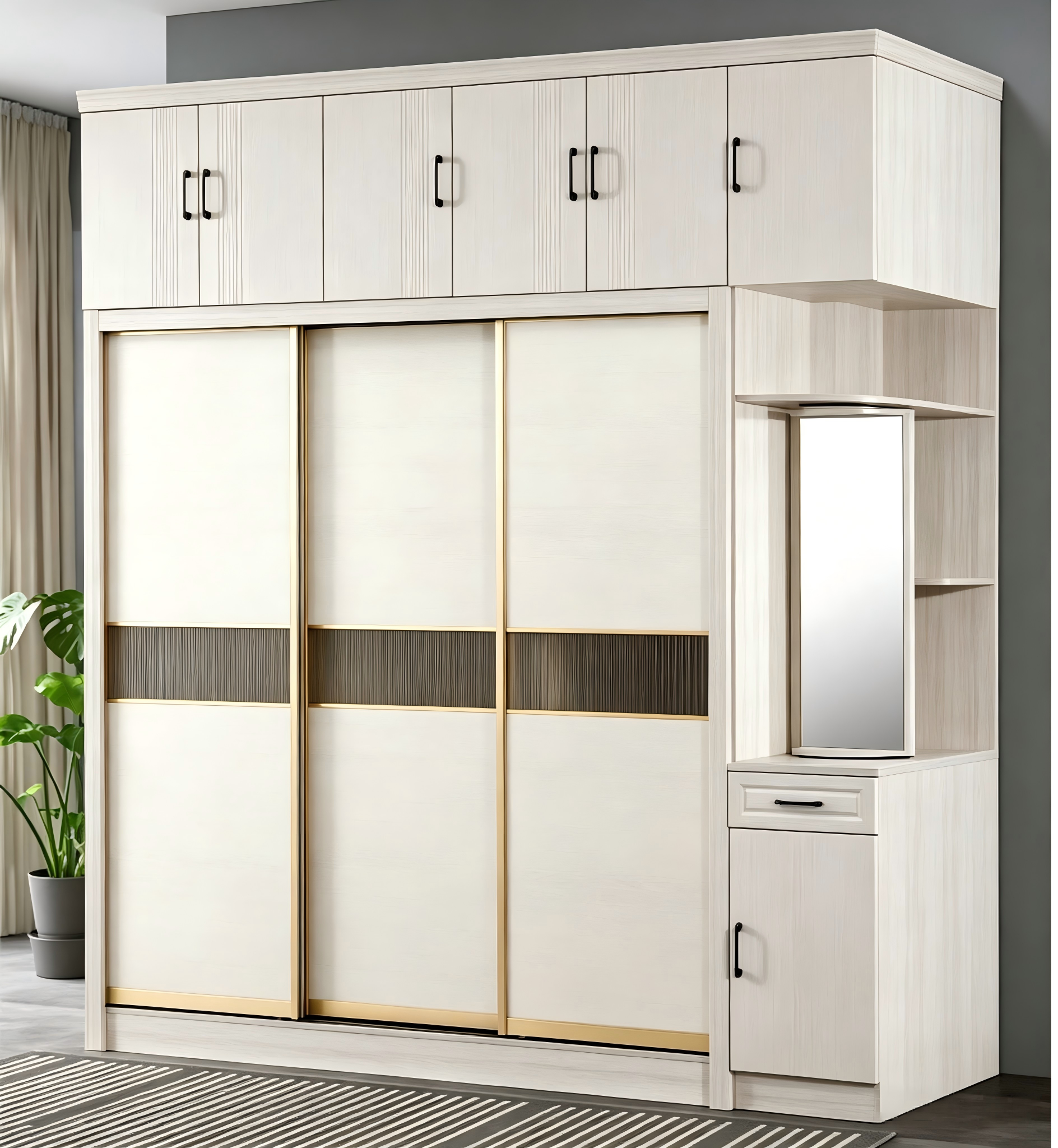 S-2020G “A Long Rainbow” (Vacuum-Formed) Corner Wardrobe Set,MY SHOP,S-2020G “A Long Rainbow” (Vacuum-Formed) Corner Wardrobe Set