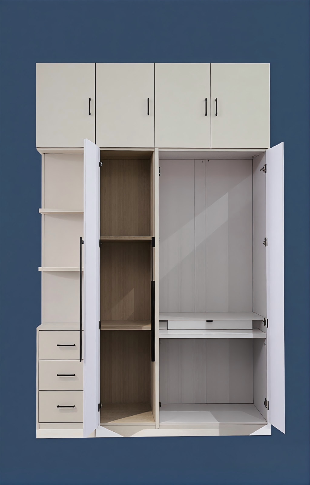K9305 Modern Minimalist Three-Door Wardrobe,MY SHOP,K9305 Modern Minimalist Three-Door Wardrobe