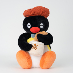 PINGU - Signature Coffee Series Plush Figure GU Coffee Bean,YOUMAI ANIMATION,PINGU - Signature Coffee Series Plush Figure GU Coffee Bean