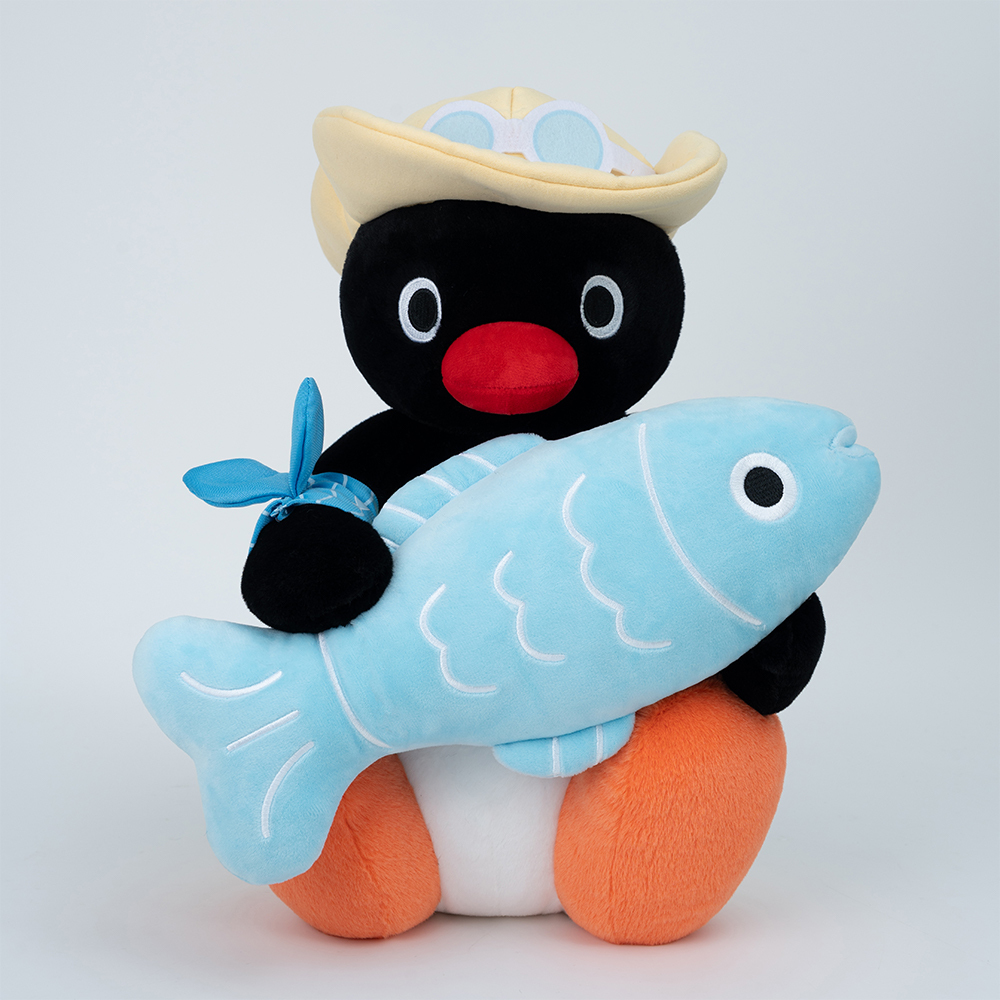 PINGU - Fishing King Series Coin Purse - Empty Catch,YOUMAI ANIMATION,PINGU - Fishing King Series Coin Purse - Empty Catch