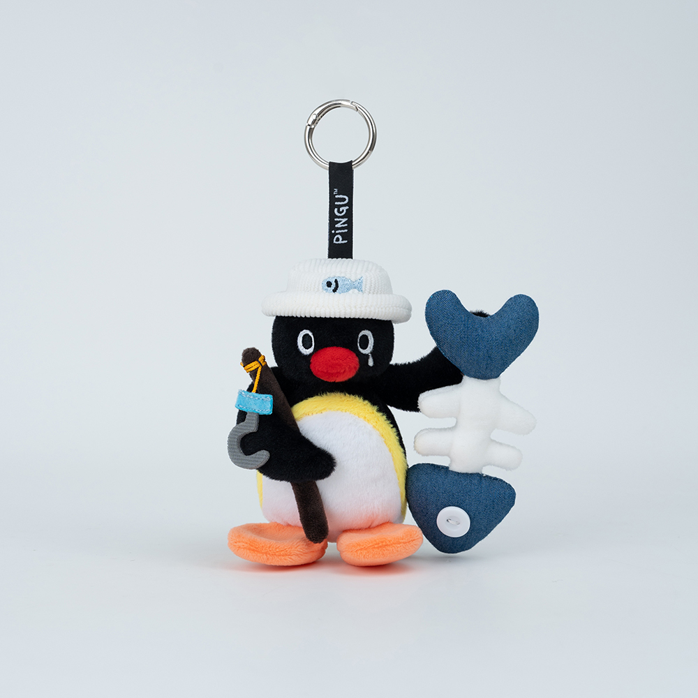 PINGU - Fishing King Series Coin Purse - Empty Catch,YOUMAI ANIMATION,PINGU - Fishing King Series Coin Purse - Empty Catch