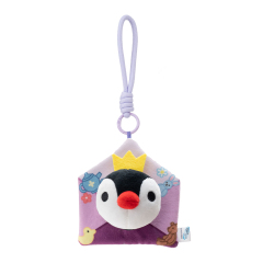 PINGU Letters from the South Series Plush Keychain - Southern Messenger,YOUMAI ANIMATION,PINGU Letters from the South Series Plush Keychain - Southern Messenger