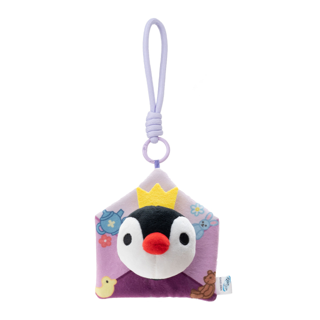 PINGU Letters from the South Series Plush Keychain - Southern Messenger,YOUMAI ANIMATION,PINGU Letters from the South Series Plush Keychain - Southern Messenger