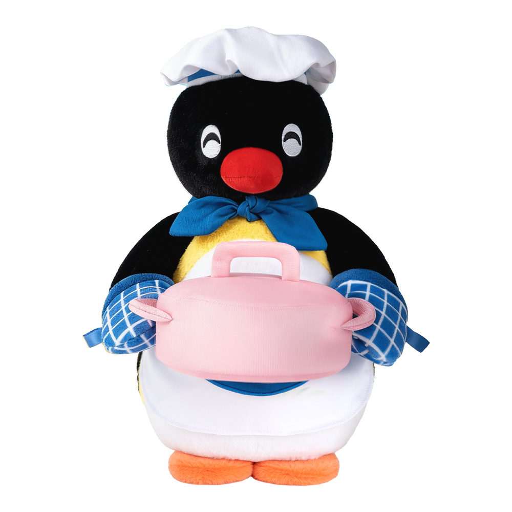 PINGU Happy Chef Series Plush Figure - Baking Style,YOUMAI ANIMATION,PINGU Happy Chef Series Plush Figure - Baking Style