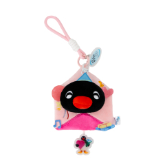 PINGU Letters from the South Series Plush Keychain - Celebration Party,YOUMAI ANIMATION,PINGU Letters from the South Series Plush Keychain - Celebration Party