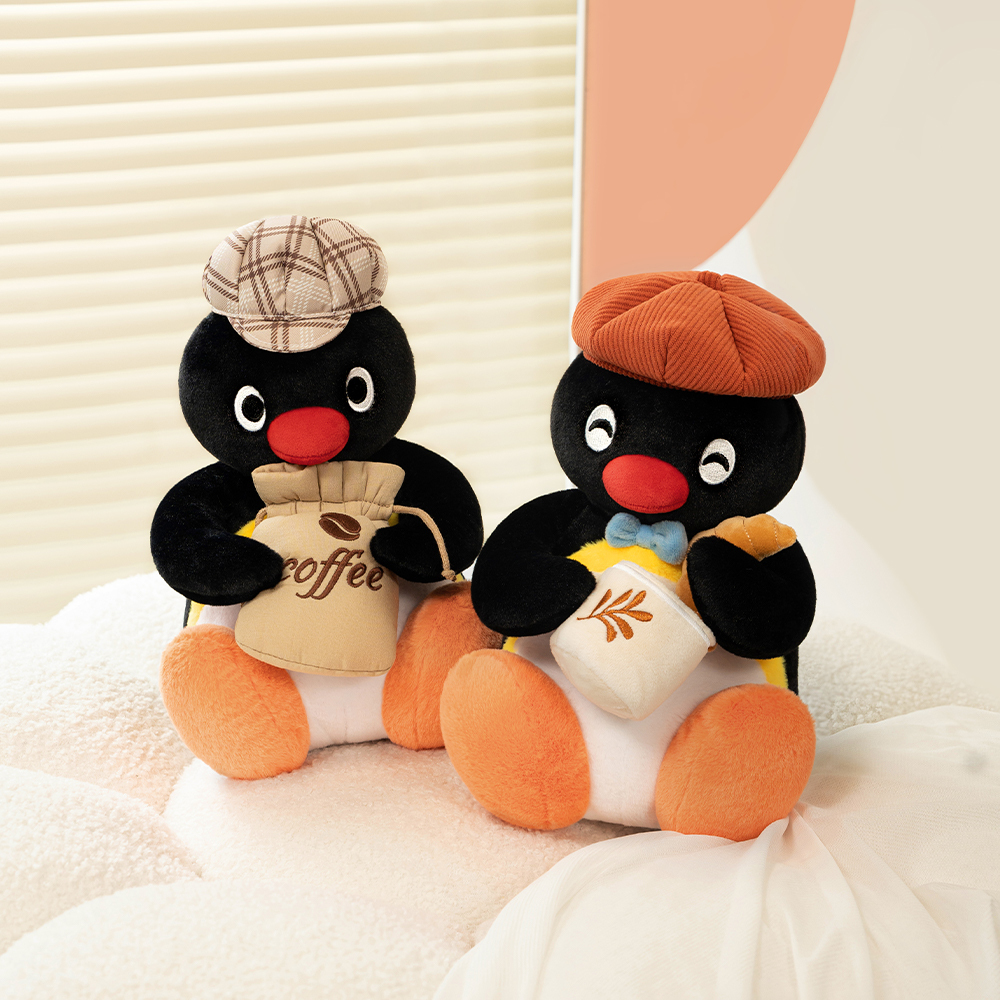 PINGU - Signature Coffee Series Plush Figure GU Coffee Bean,YOUMAI ANIMATION,PINGU - Signature Coffee Series Plush Figure GU Coffee Bean