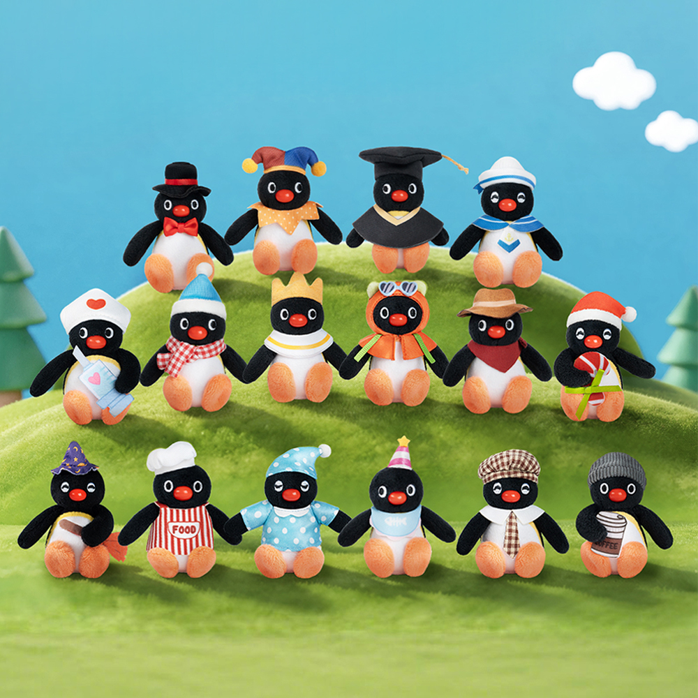 PINGU - GUGU Adventures Plush Charm Blind-Bag Series,YOUMAI ANIMATION,PINGU - GUGU Adventures Plush Charm Blind-Bag Series