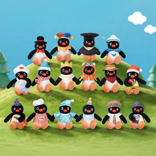 PINGU - GUGU Adventures Plush Charm Blind-Bag Series,YOUMAI ANIMATION,PINGU - GUGU Adventures Plush Charm Blind-Bag Series