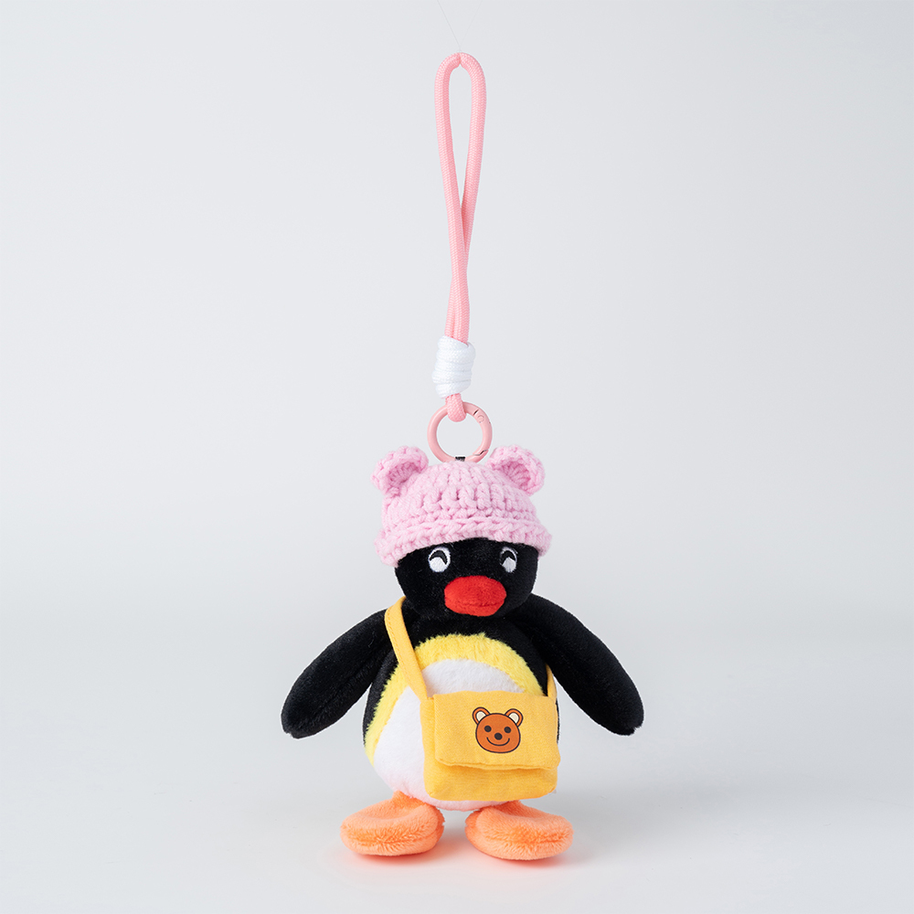 PINGU - Cute Hat Friend Plush Keychain - Noot Style,YOUMAI ANIMATION,PINGU - Cute Hat Friend Plush Keychain - Noot Style