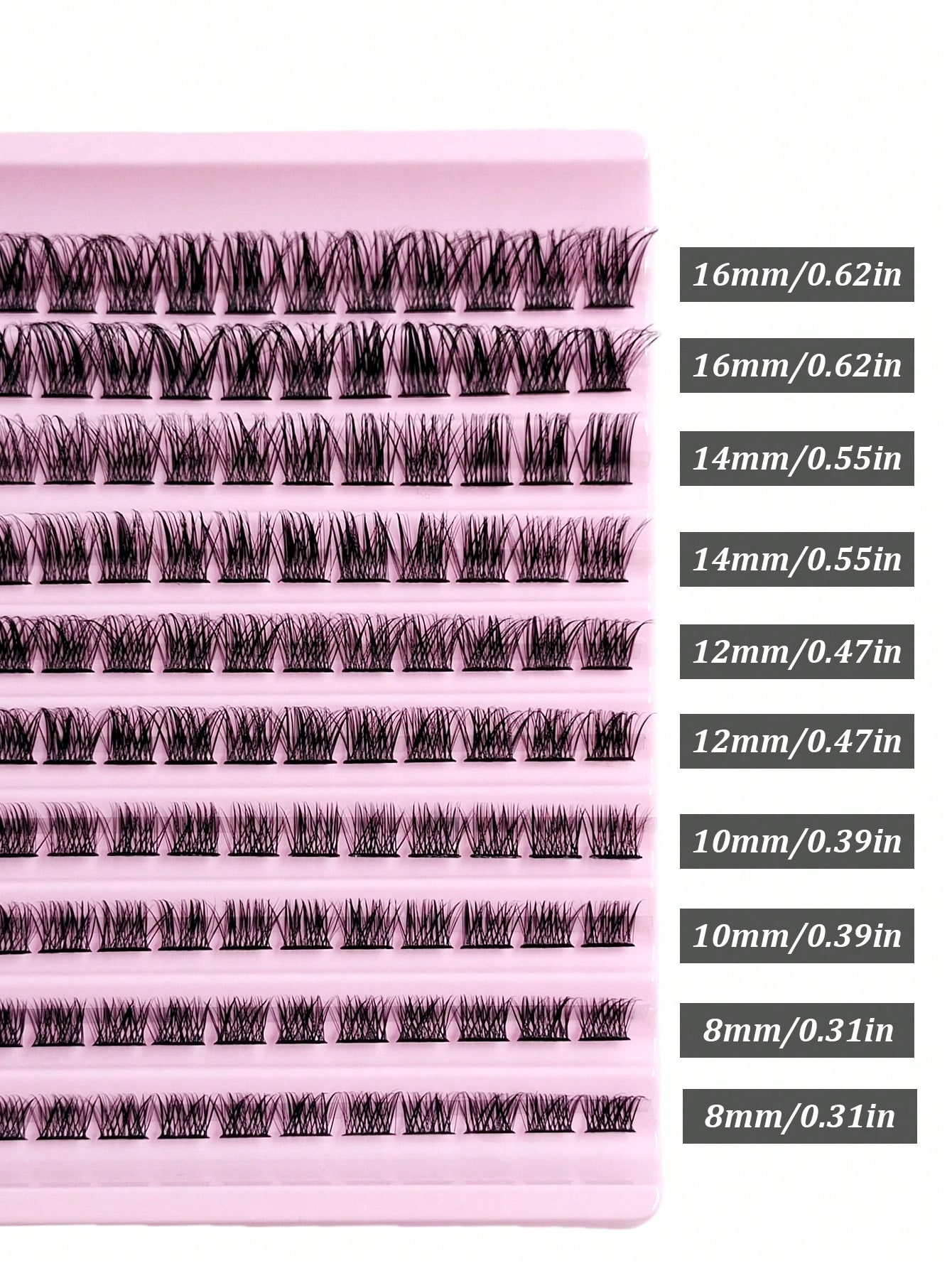 Sibeuna 120 Clusters Individual Cluster Lashes DIY Lash Extension Crossed Wispy Soft Daily Cluster Lashes Thin Band Natural False Eyelashes