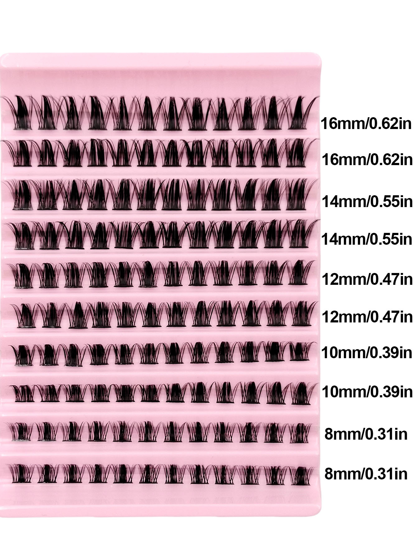 Sibeuna 120PCS D Curl Clusters Manga DIY Eyelash Extension Fluffy Soft Individual Cluster Lash Thick Cluster Lash Natural False Eyelashes