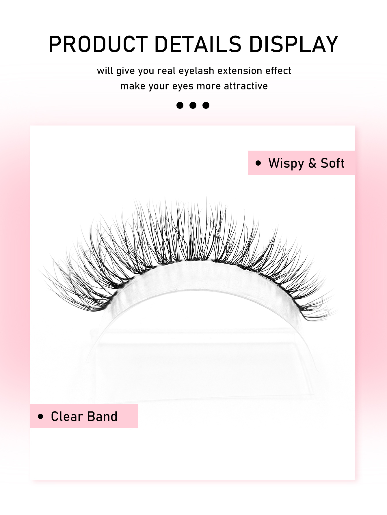 Sibeuna 7 Pairs Natural Lashes Clear Band Fluffy Full Strip Lashes Faux Mink Lashes For Daily Style Eye Makeup,False Eyelashes,Fake Eyelashes,Strip Lashes