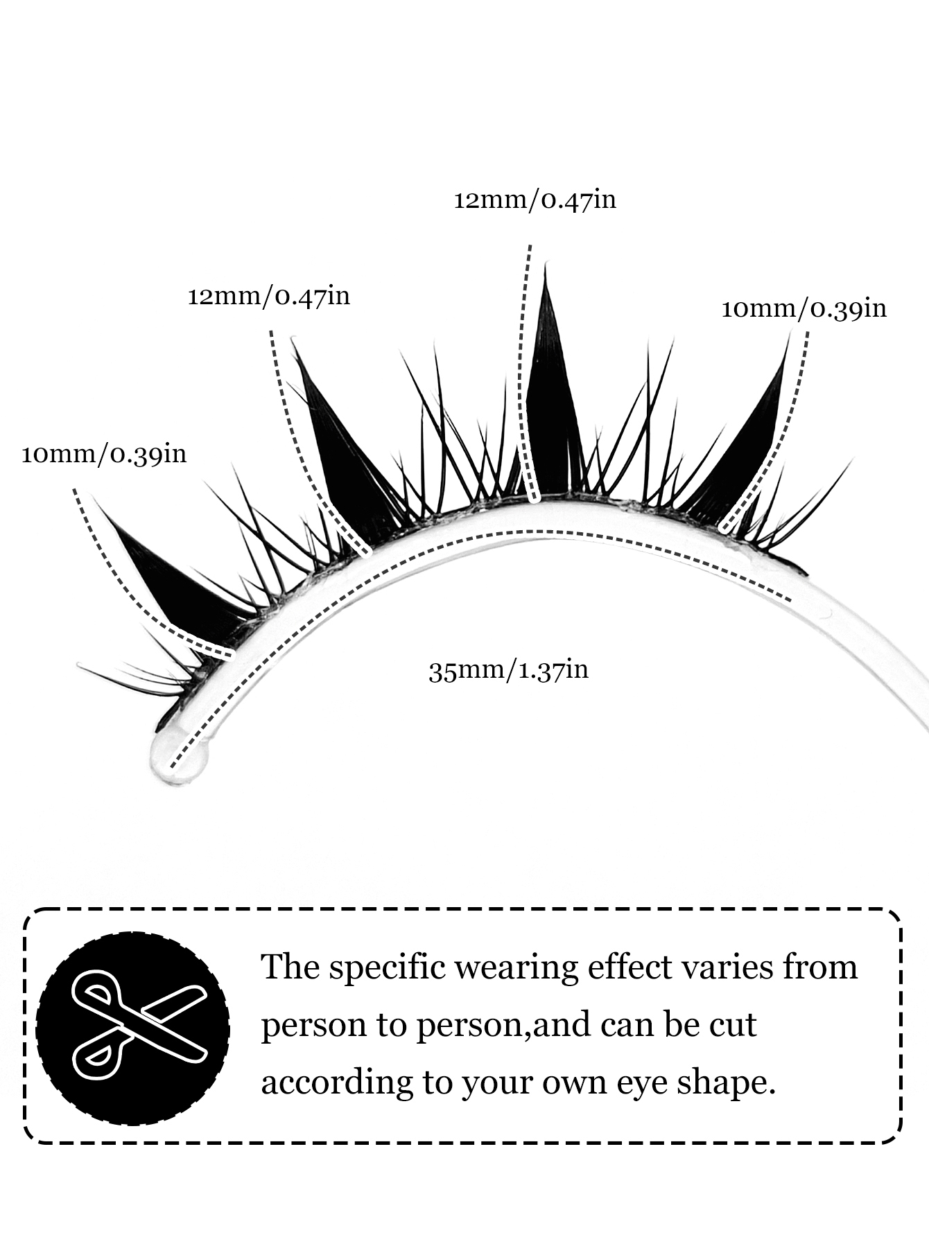 Sibeuna 5 Pairs Manga Lashes,Cartoon Eyelashes,Light Flutter Anime Natural Eyelashes,Doll Eyelashes,Enjoy A Natural And Comfortable Experience,For Daily Style Eye Makeup