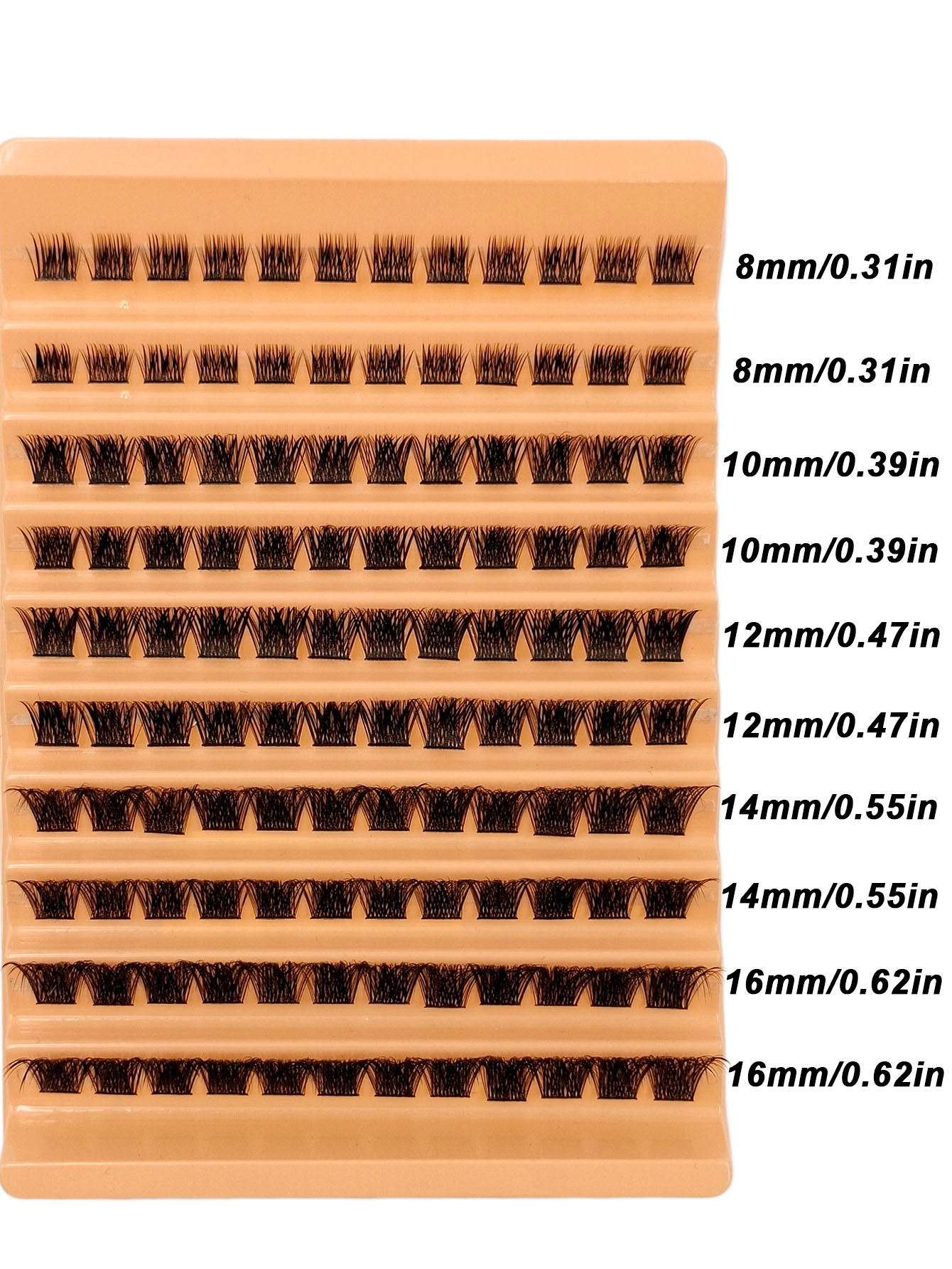 Sibeuna Sibeuna 120 Pcs Clusters Lashes Reusable Eyelashes Natural Look Eyelash Clusters DIY Eyelash Extensions Fluffy Wispy False Lashes Soft & Comfortable Lashes