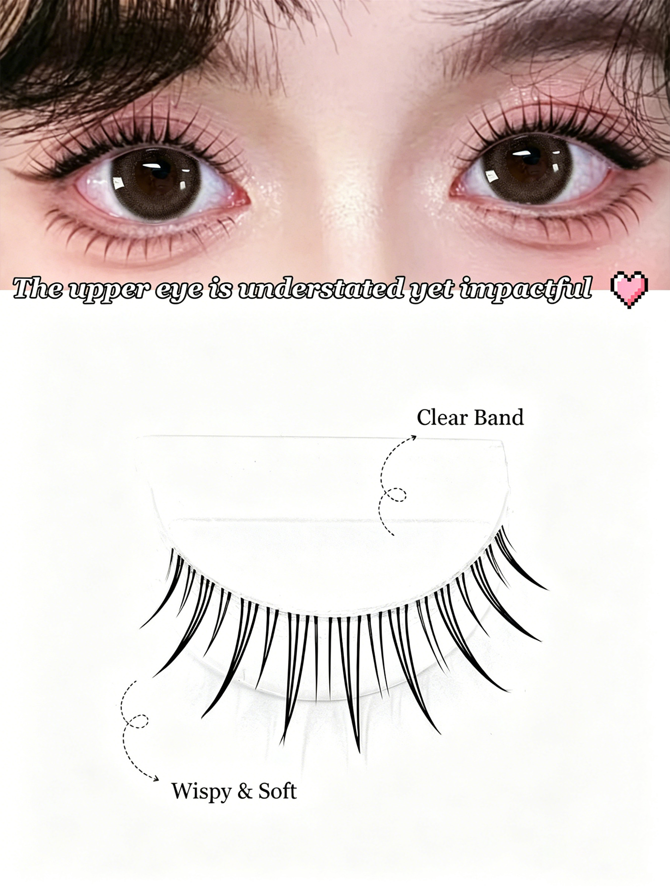 Sibeuna 5 Pairs Manga Spike Lashes Natural Long Korean Girl Group Eyelashes,For Daily Style Eye Makeup,Beginner-Friendly,Anime Lashes,Fairy Lashes