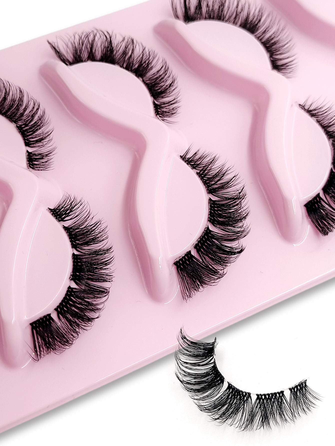 Sibeuna NEW 5 Pairs False Eyelashes 3D Fluffy Natural Lashes Suitable For Daily Wear