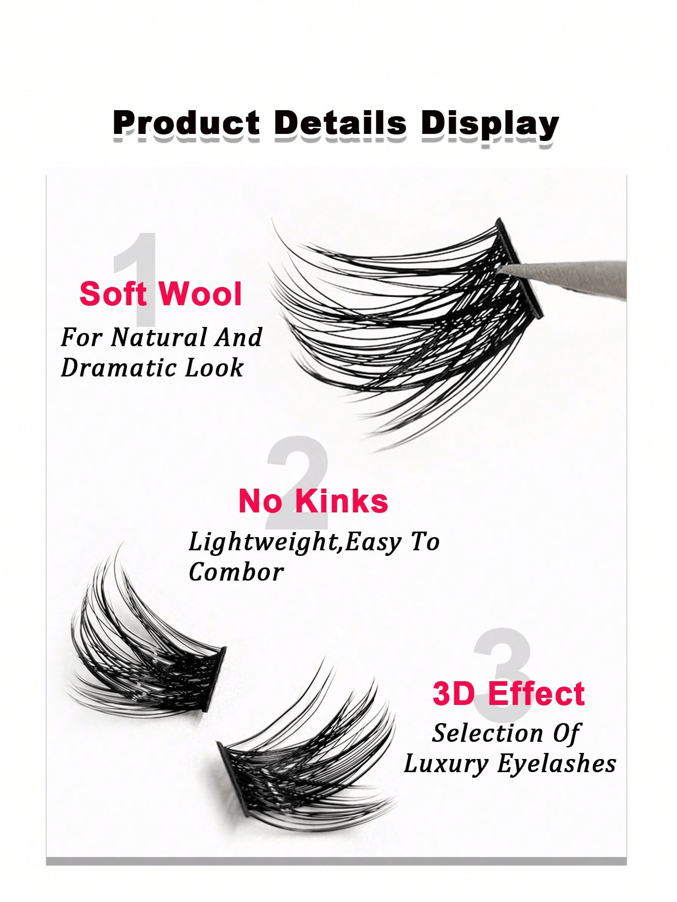 Sibeuna 120pcs Cluster Lashes 8-16mm Wispy Individual Lashes Natural Look Lashes Fluffy Cluster Lash DIY Eyelash Extension