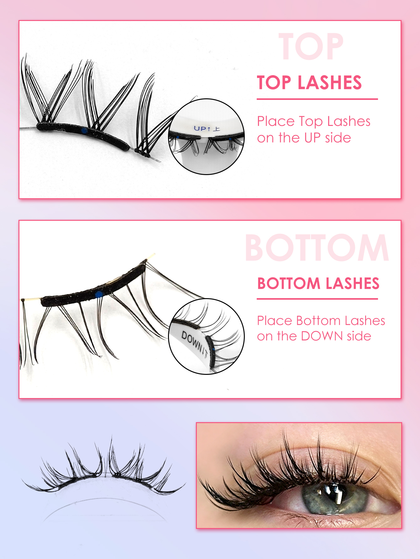 Sibeuna Newly Upgraded 1 Pair of Magnetic False Eyelash With Magnetic Eyelash Curler, Reusable Naturally Long Crossed Magnetic Eyelash, Transparent stem Magnetic Eyelash, Suitable for Dates, Beginners to Use