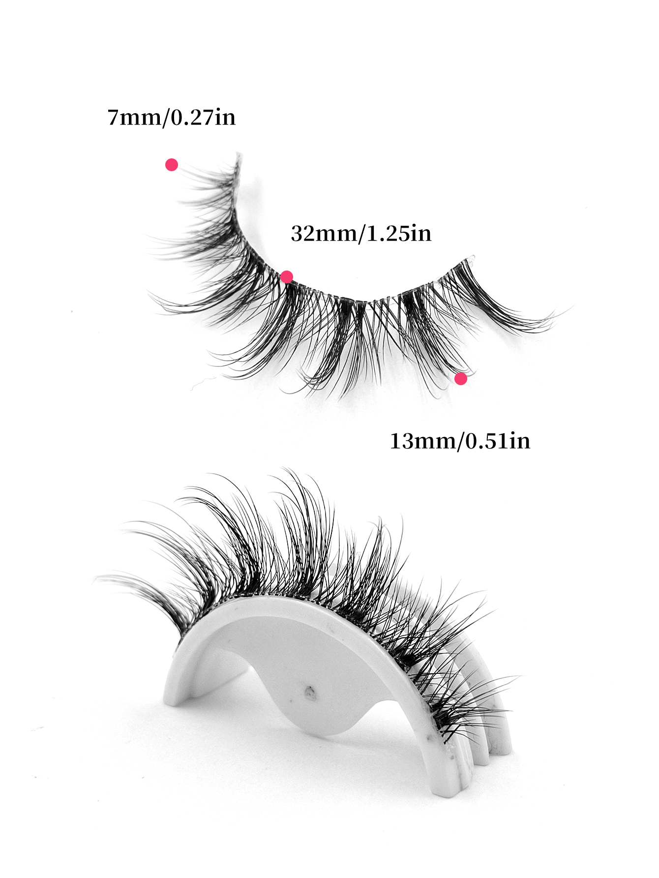 Sibeuna 5 Pairs Manga Lashes False Eyelashes Anime Lashes, Natural Look Wispy Soft Lash Extension, Comic Eye Clear Band Reusable