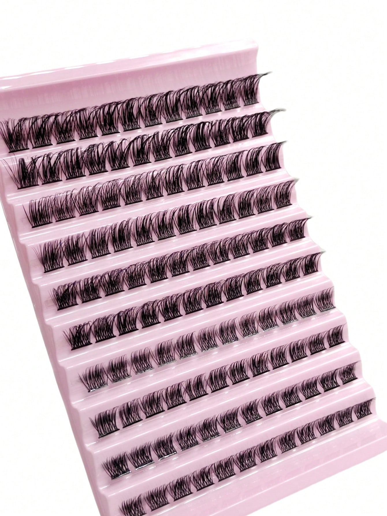 Sibeuna 120 Clusters Individual Cluster Lashes DIY Lash Extension Crossed Wispy Soft Daily Cluster Lashes Thin Band Natural False Eyelashes
