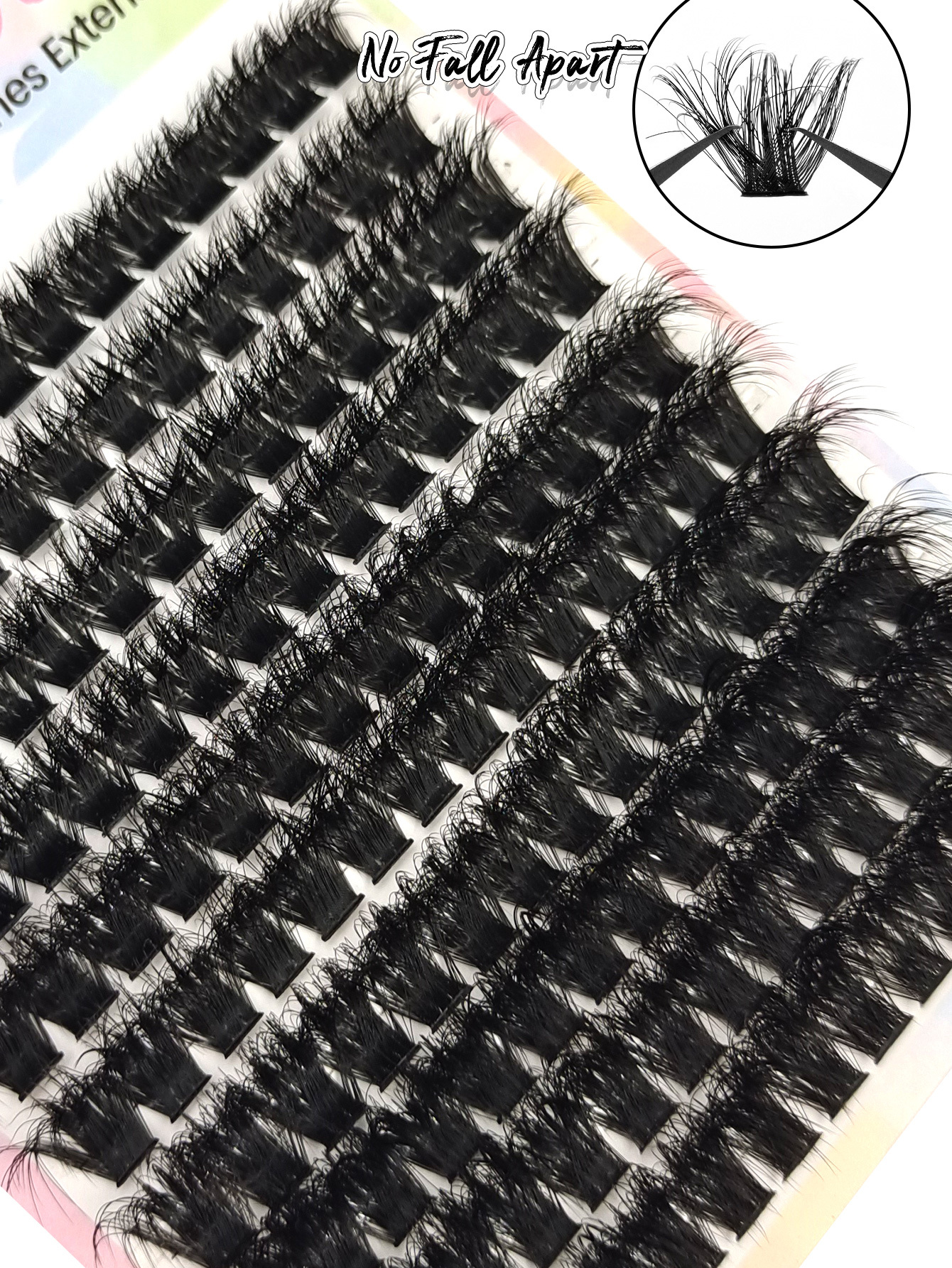 Sibeuna 140pcs D Curl Individual False Eyelashes, 120D Thick & Volume, Soft & Fluffy, Beginner-Friendly, Creates Natural Look, Easy DIY Segmented False Lashes, Long-Lasting & Dense