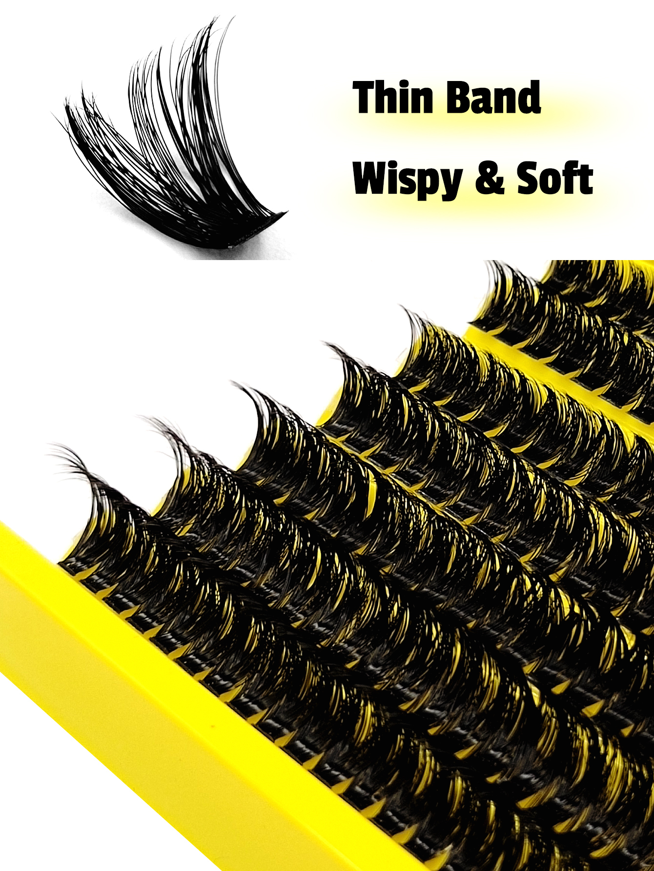 Sibeuna 200 Pcs D Curl Thick Eyelashes,80D 0.07mm 10-18mm Mixed Natural Eyelash Extension,Fluffy Faux Mink Lashes,Curly Single Eyelashes,Cartoon-like Appearance Eyelashes,Suitable For Beginner Use