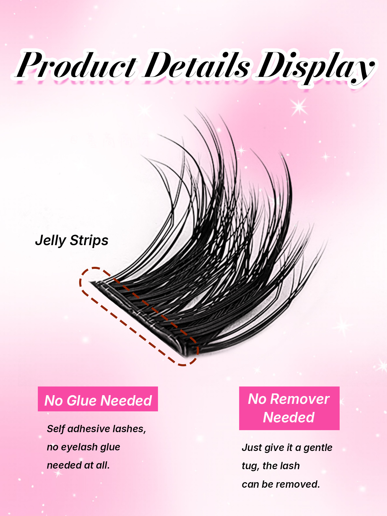 Sibeuna 60PCS D Curl Pre Glued Lashes Fluffy Wispy Eyelashes Natural Look Self Adhesive Eyelashes Reusable DIY Eyelashes Extension For Daily Makeup Tools