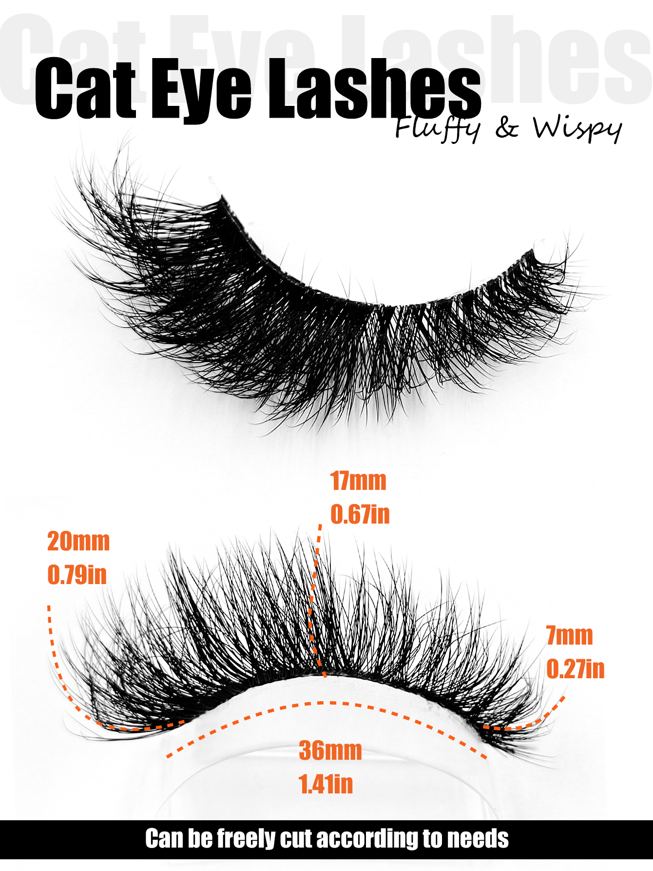 Sibeuna 7 Pairs Luxury Fluffy Thick False Eyelashes Dramatic Messy Faux Mink Reusable Soft Comfortable Strip Eyelashes,Full Strip Lashes