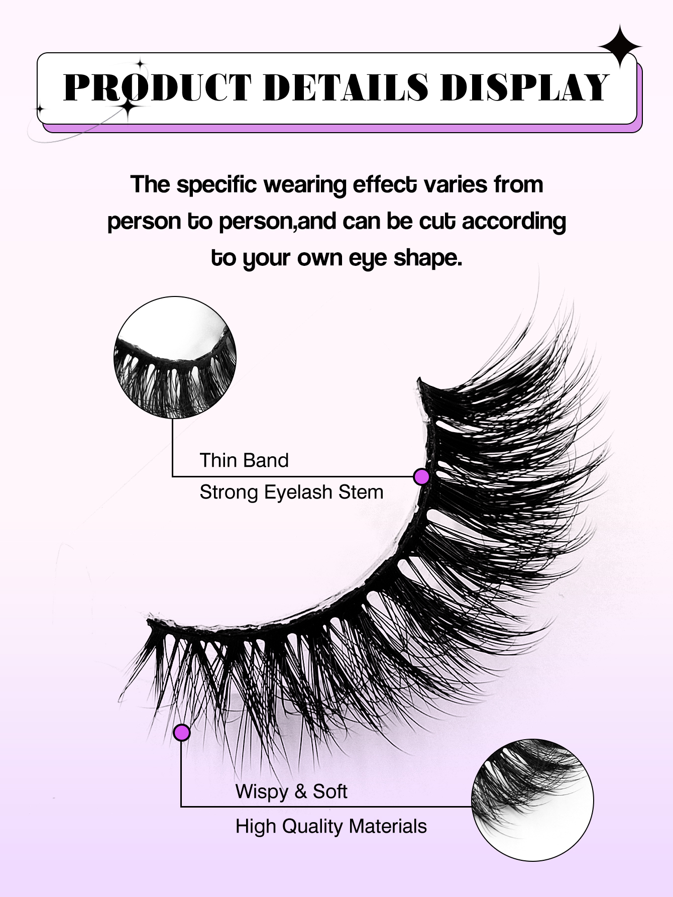 Sibeuna 10 Pairs Fluffy Volume Strip Lashes Cat Eye Lashes Dramatic Messy Faux Mink Fake Lashes,Suitable For Holiday Parties False Eyelashes Cat Eye Lashes,Full Strip Lashes,Strip Lashes
