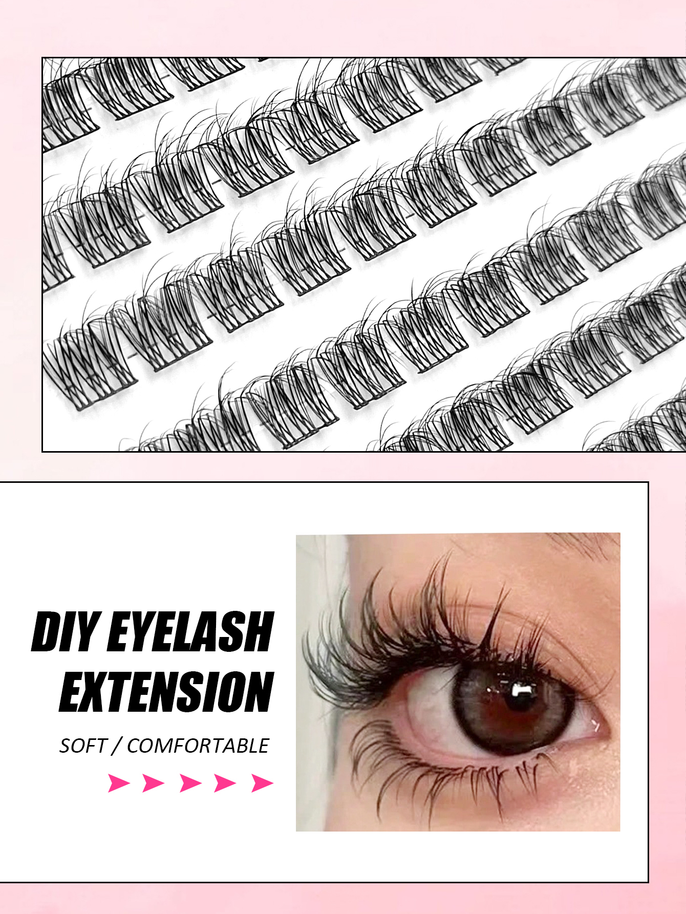 Sibeuna 120pcs 12mm Natural-Looking Criss-Cross Soft & Unique Reusable Fake Eyelashes, Suitable For Daily Wear, Music Festival Lash Clusters,Beginner friendly Eye Lash Clusters,Individual Eyelashes,Lashes,Fake Lashes