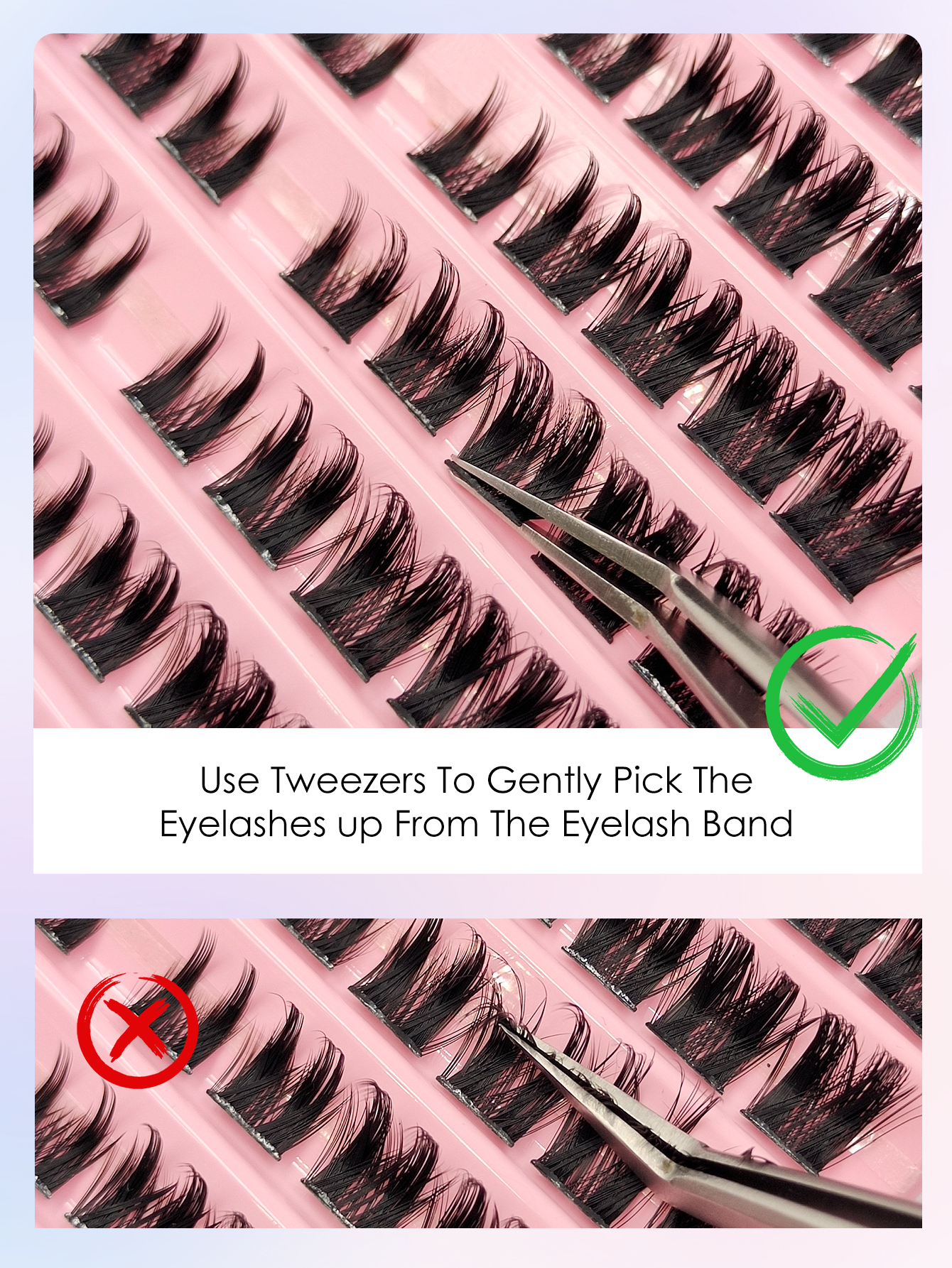 New Arrival 100pcs Volume Lash Clusters - D Curl Anime Style Fluffy False Eyelashes, 8-16mm Individual Lashes Extension Set for Makeup