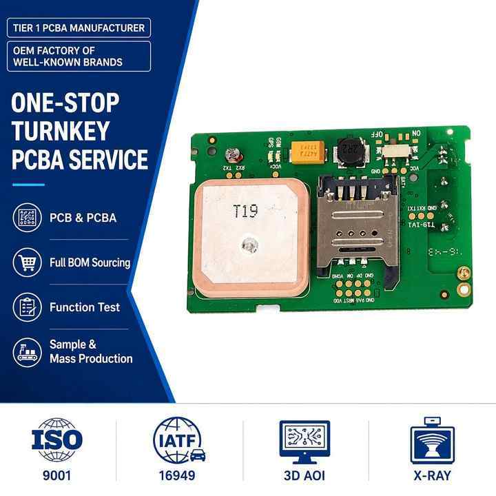 Tier 1 One-Stop Service PCBA Factory Manufacturer Mini Vehicle GPS Tracker Turnkey PCB Assembly ISO9001 Certified FR4 Material,XLX Electronics,Tier 1 One-Stop Service PCBA Factory Manufacturer Mini Vehicle GPS Tracker Turnkey PCB Assembly ISO9001 Certified FR4 Material